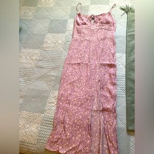 Lavender floral dress